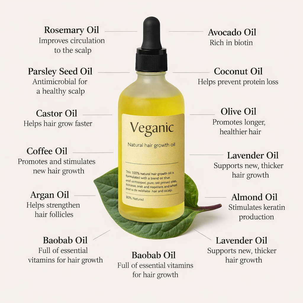 Carvenchy: Your natural oil treatment for hair growth.